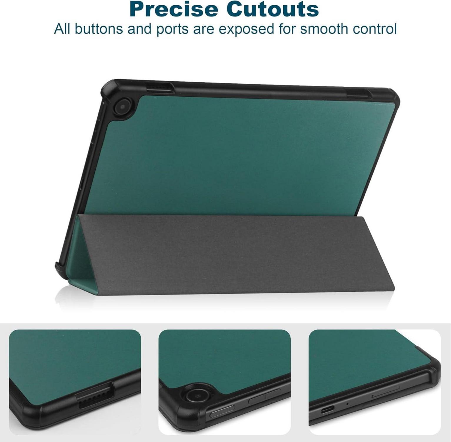 HoYiXi Amazon Fire Max 11 Tablet 2023 Hülle Slim Leder Cover Grün