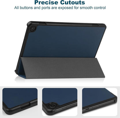HoYiXi Amazon Fire Max 11 Tablet 2023 Hülle Slim Leder Cover Blau