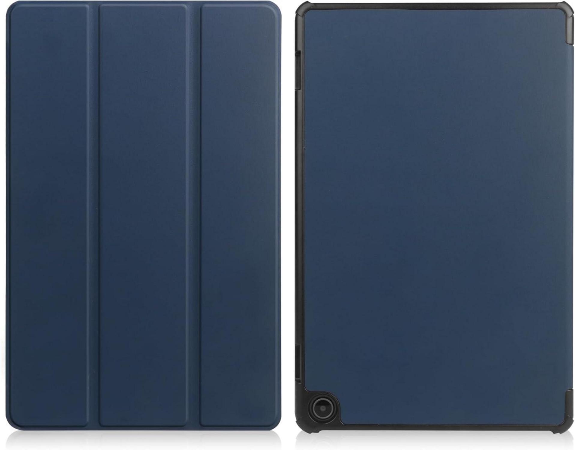 Slim Lederhülle für Amazon Fire Max 11 Tablet 2023 Blau Schutzhülle