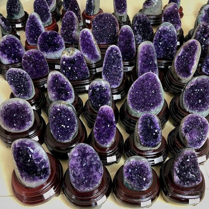 Amethyst-Geode 1,54 Pfund Natürliche Kristalle Hexerei Edelsteine