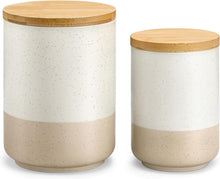 Keramik Vorratsdosen mit Luftdichten Deckel 1120ml/550ml