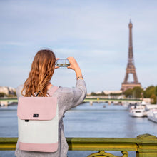 Schulrucksack Mädchen Beige Rosa - Wasserdichter