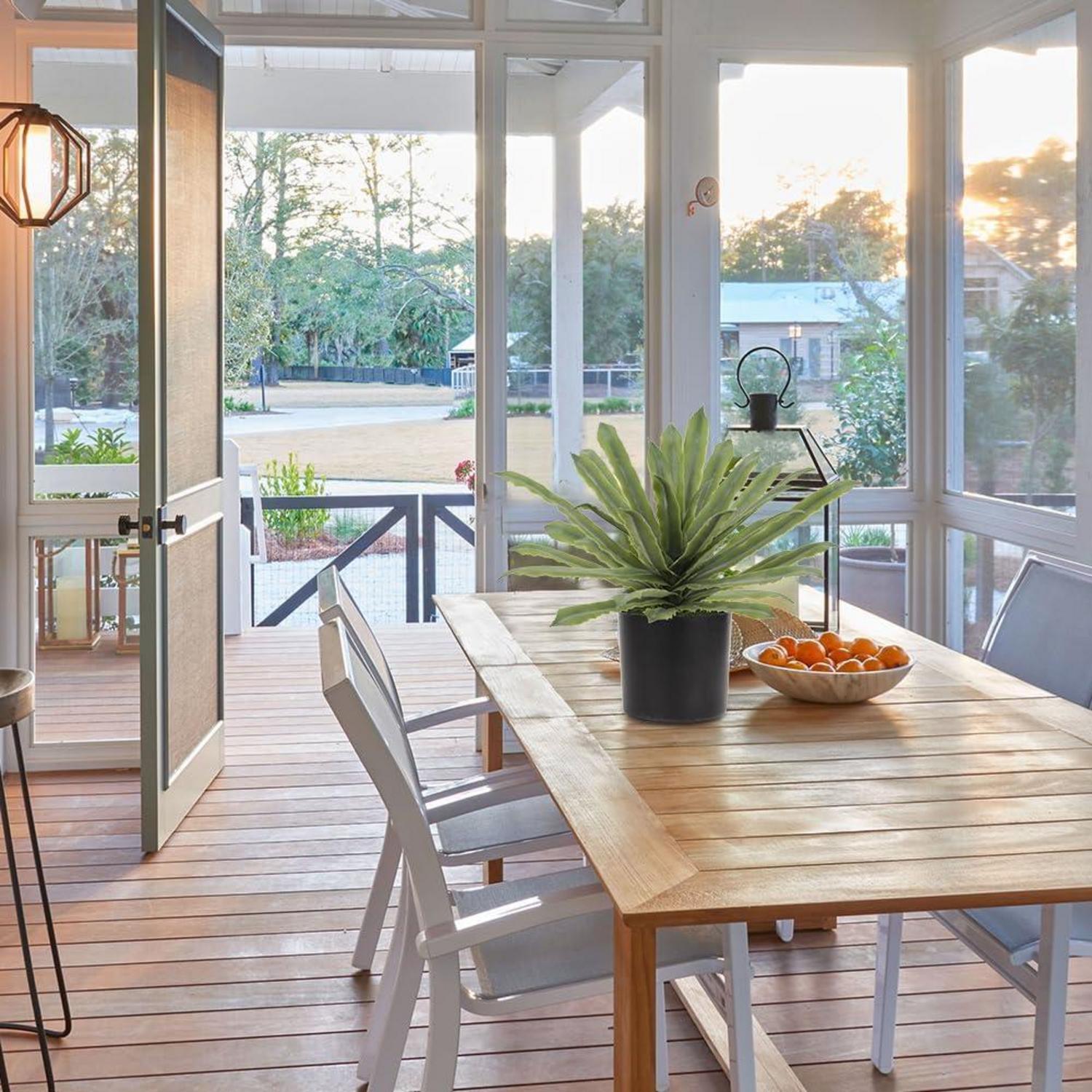 Künstliche Aloe Vera Agave 33CM Deko Pflanze Sukkulenten Grün