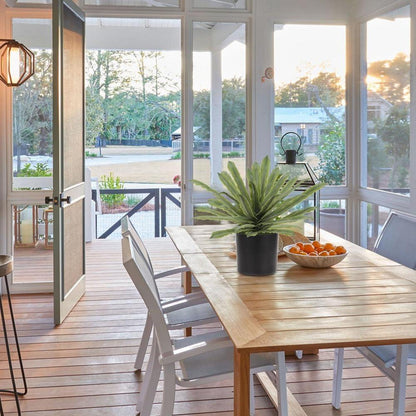 Künstliche Aloe Vera Agave 33CM Deko Pflanze Sukkulenten Grün