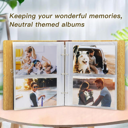 Einsteckalbum 200 Fotos 10x15 Hardcover mit Baumgravur