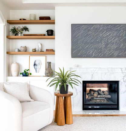 Kunstpflanze Agave Aloe Vera Dekopflanze 33cm Gefrostet