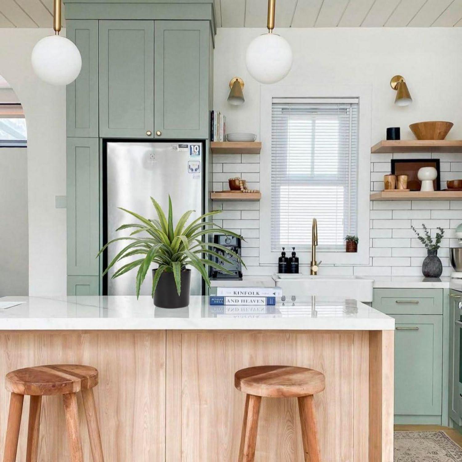 33CM Kunstpflanze Agave Aloe Vera Deko Zimmerpflanze Grün