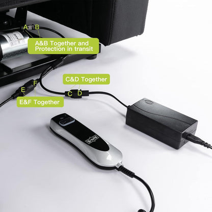 Elektrischer Relaxsessel mit Aufstehhilfe Liegefunktion PU Leder Braun