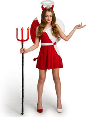 Teufel und Engel Kostümset für Mädchen Halloween Deluxe Tween Kleid