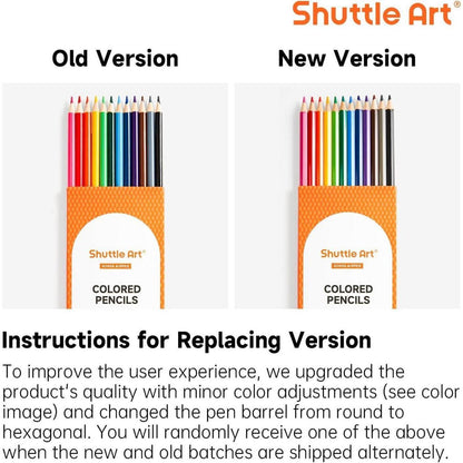 Shuttle Art 504 Buntstifte Set für Kinder, 12 Lebendige
