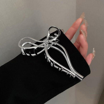 4er Set Silber Metall Haarspangen Damen Mädchen Haar Accessoires