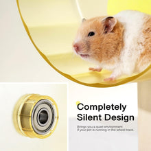 Holz Hamsterrad 22 cm Transparent Verstellbar Großes Laufrad