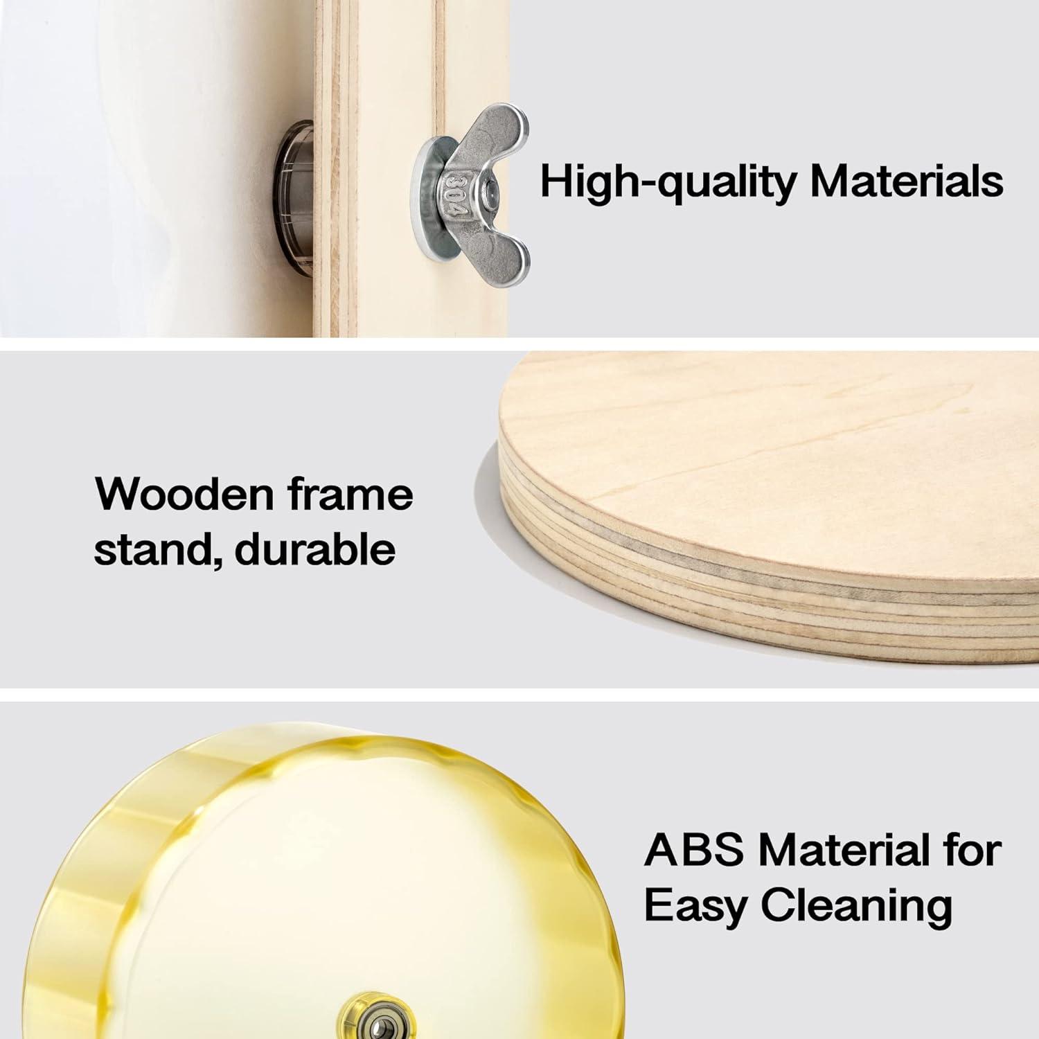 Transparentes Laufrad für Hamster und Kleintiere