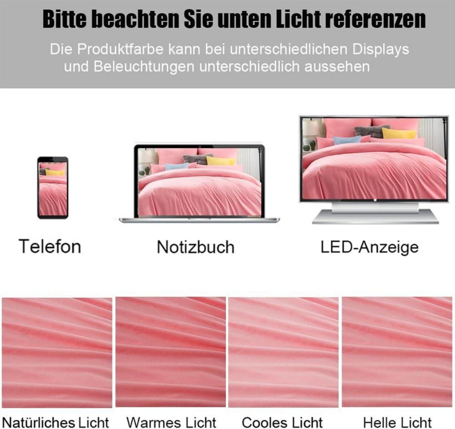 2er-Set Samt Kissenbezug 45x45cm Flauschig Kuschelig Deko Sofakissen Rosa