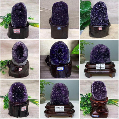 Natürlicher Amethyst Kristallclusterstein aus Uruguay 4,85