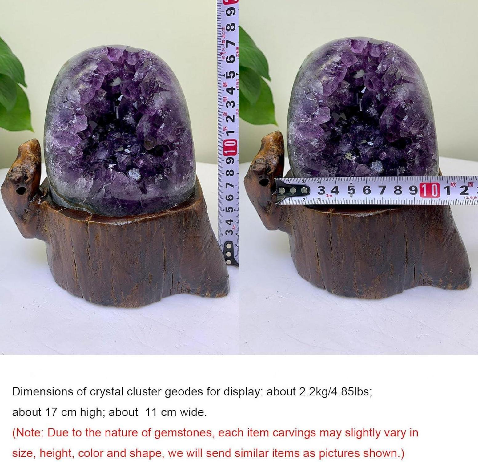 Natürlicher Amethyst Kristallclusterstein aus Uruguay 4,85