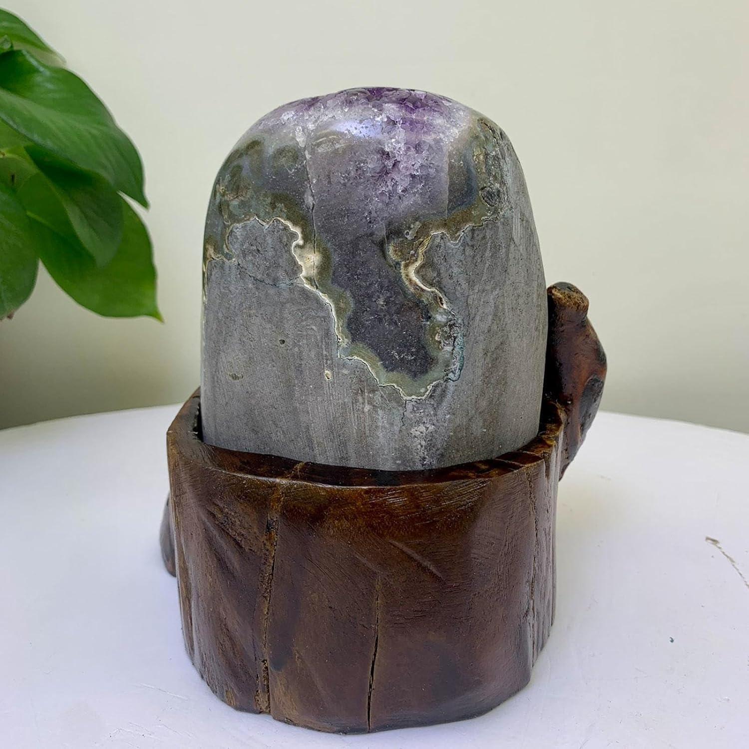 Natürlicher Amethyst Kristallclusterstein Uruguay 4,85 Lb – Roher