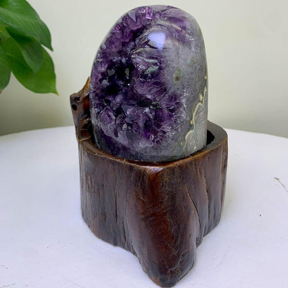 Natürlicher Amethyst Kristallcluster Uruguay 4,85 lb für Heilung