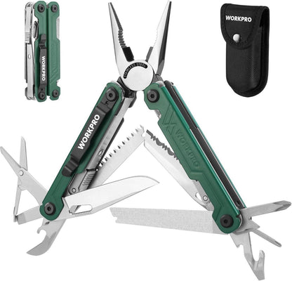 Multifunktionszange 18-in-1 Werkzeug Edelstahl Multitool Grün