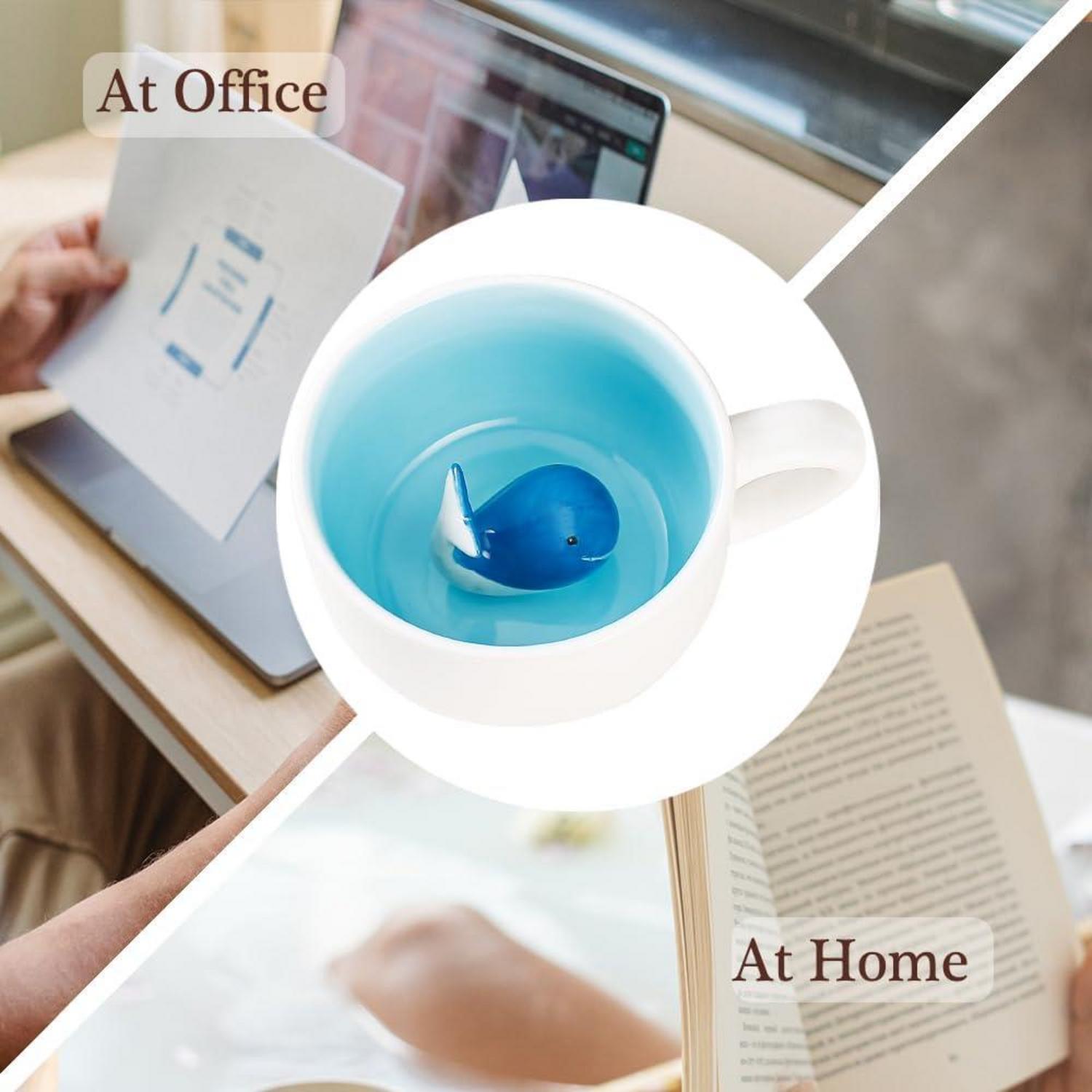 Personalisierte Walfisch Keramik Tasse Lustig 230ml Kawaii für Kaffee