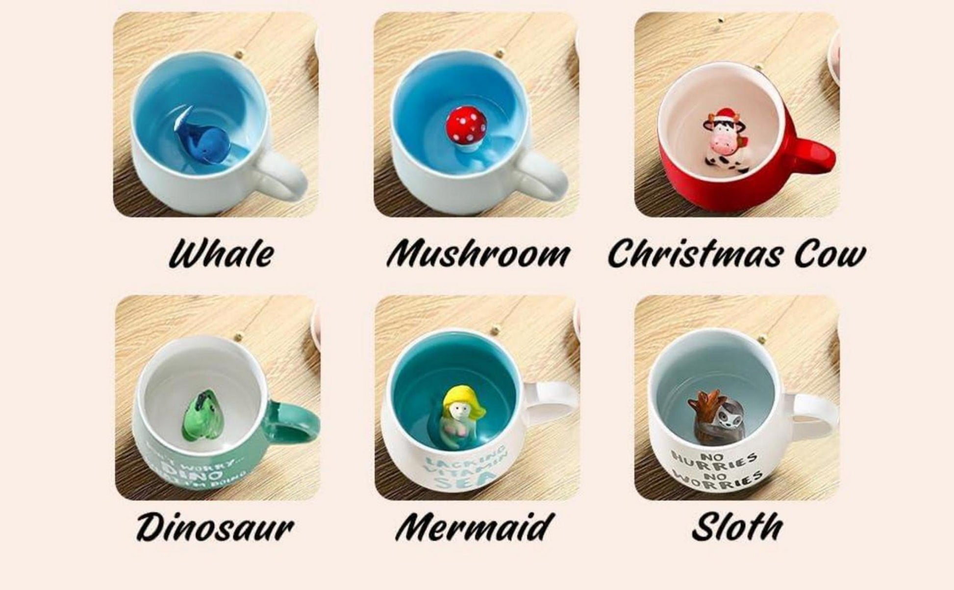 Walfisch Keramik Tasse Lustig Personalisiert Kawaii 230ml