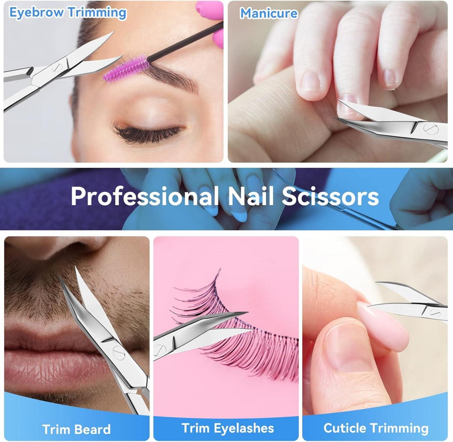 Profi Nagelschere Hautschere aus Edelstahl Fingernagelschere