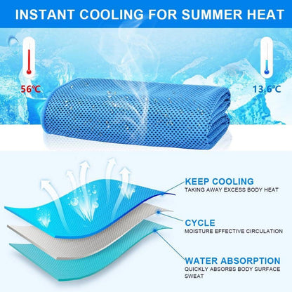 Kühlendes Mikrofaser Handtuch Set Cooling Towel Eishandtuch