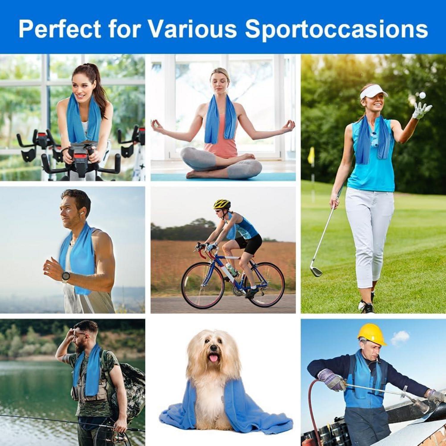 Sport Handtuch Set Mikrofaser Cooling Towel Eishandtuch schnelltrocknend