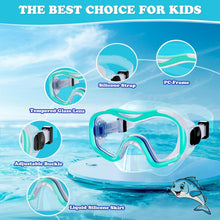 Dorlle Kinder Schnorchelset mit Anti-Fog Glasbrille und