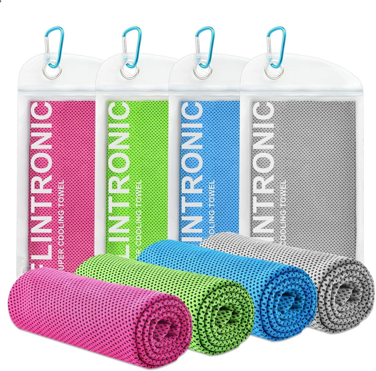 Kühlendes Mikrofaser-Handtuch Set Cooling Towel Eishandtuch Fitness