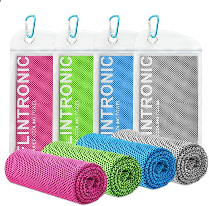 Kühlendes Mikrofaser-Handtuch Set Cooling Towel Eishandtuch Fitness