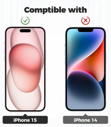 Handykette mit iPhone 15 Hülle zum Umhängen Transparent
