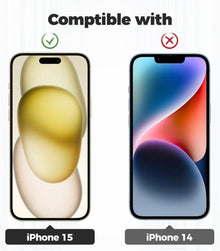 Handykette iPhone 15 6,1 Zoll Hülle Umhängen Transparent