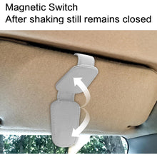 TIESOME Sonnenbrillenhalter für Auto-Sonnenblende Leder