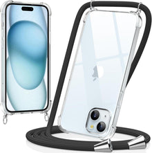 Handykette kompatibel mit iPhone 15 6,1 Zoll Schwarz