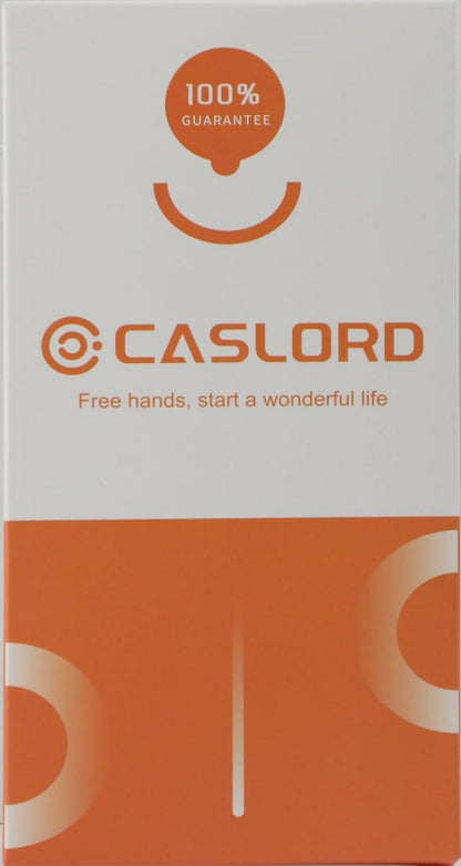Caslord iPhone 15 Handykette Hülle mit Umhängeband Schwarz