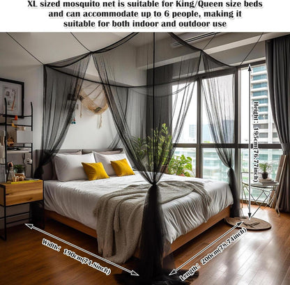 Sublaga Moskitonetz 100% Polyester, Weiß, Schlafzimmer