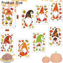 8 Blatt Erntedankfest Herbst Fensterbilder Aufkleber