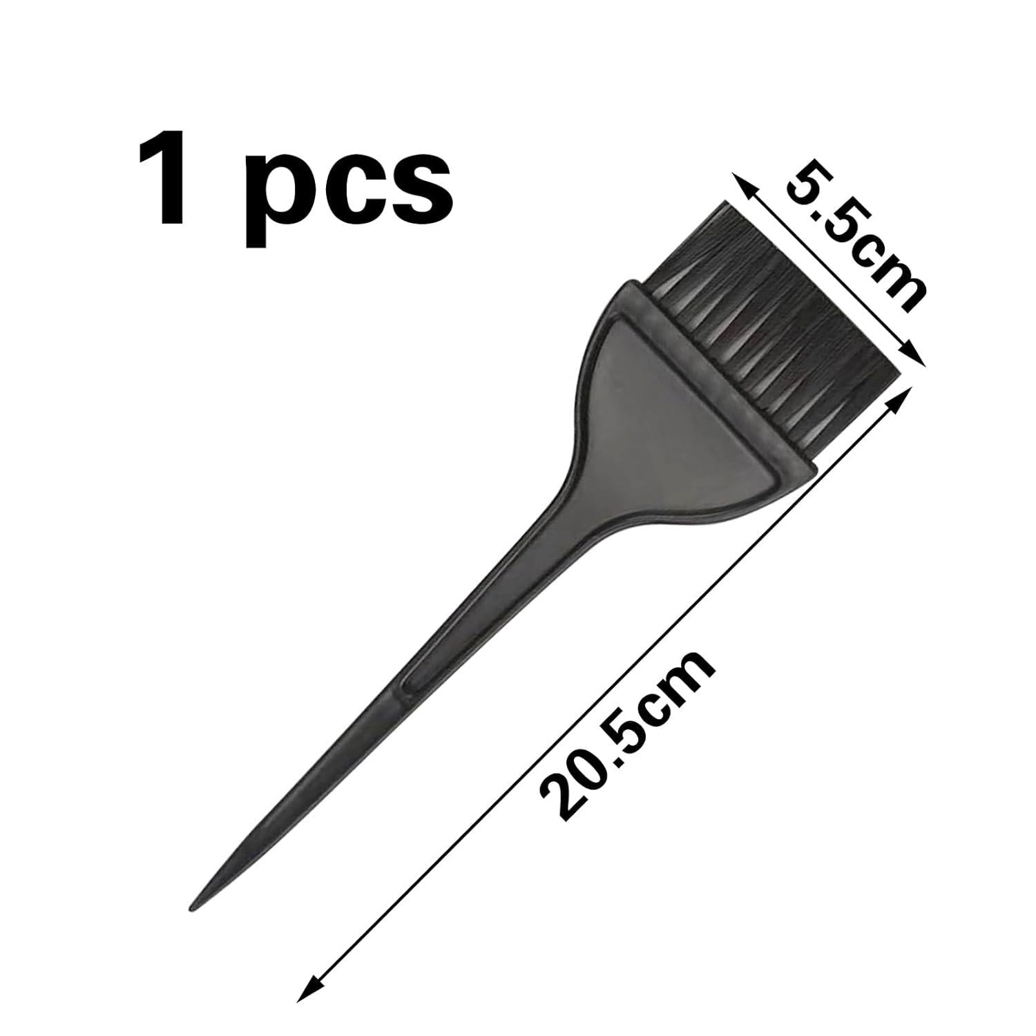 Haarfärbepinsel Schwarz 5.5×20.5cm - Haare Färben Zubehör