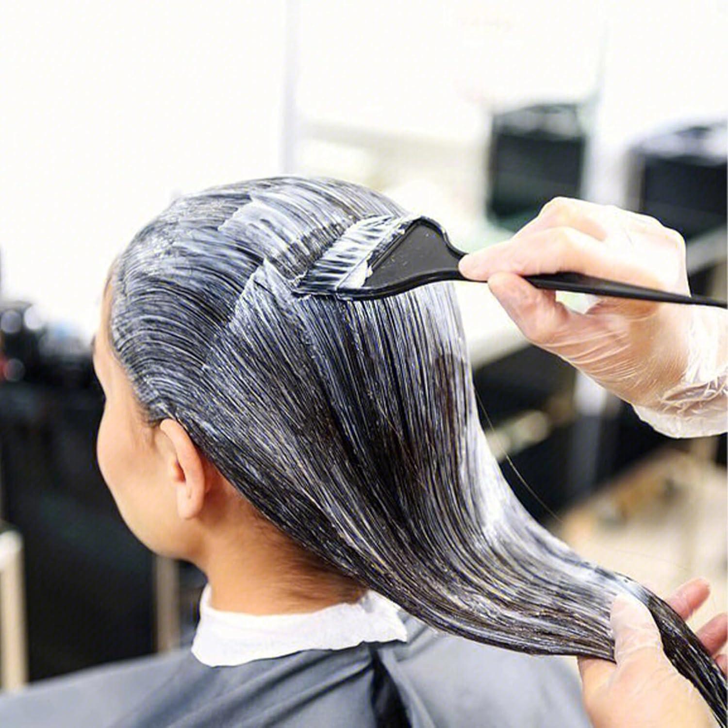 Haarfärbepinsel Schwarz Haarfarbe Bürste 5.5x20.5cm DIY Friseur Hause