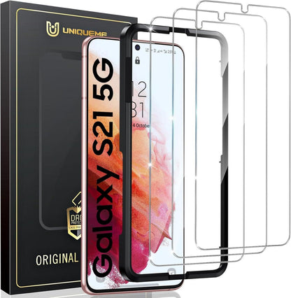 Schutzfolie für Samsung Galaxy S21 5G Panzer Schutzglas 9H Ultra-Klar