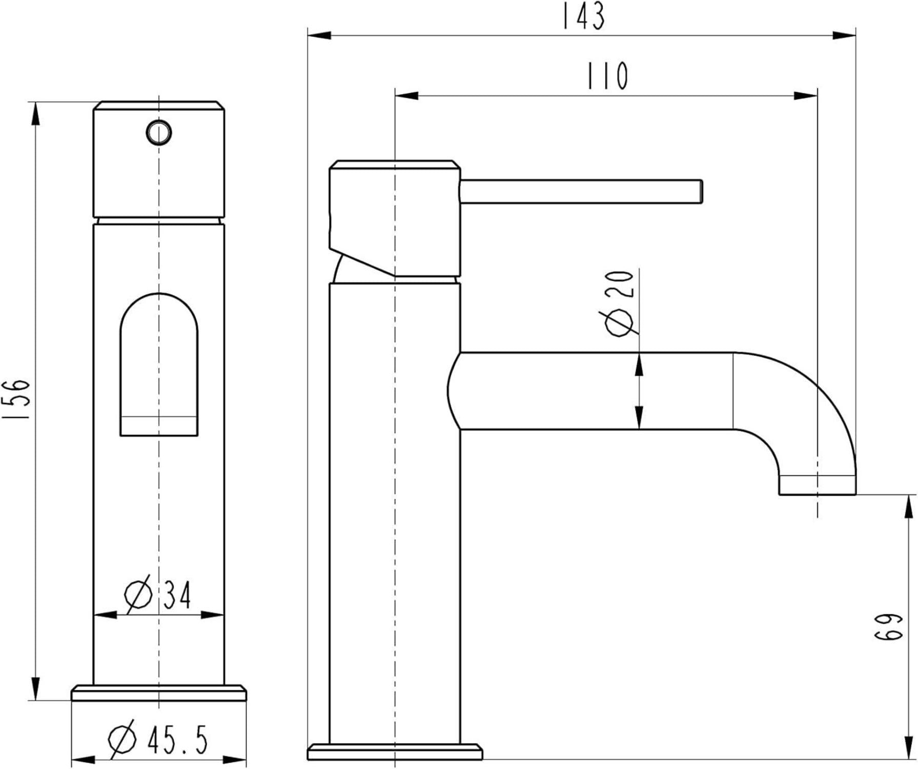 CSEA Gold-Waschtischarmatur mit Wasserfalleffekt und Edelstahl-Geflechtschlauch
