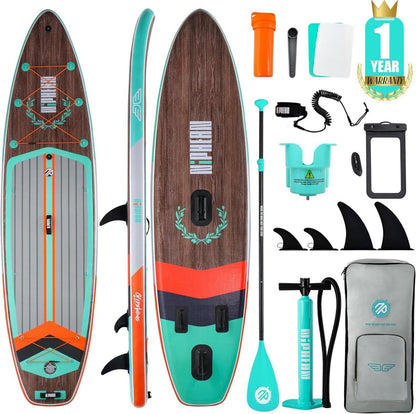 Aufblasbares Stand up Paddle Board 335cm für Erwachsene mit Zubehör