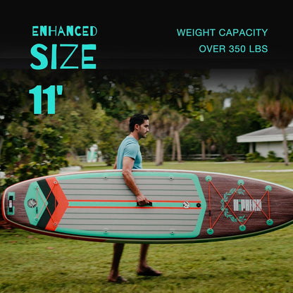 Niphean 335cm Inflatable Stand up Paddle Board mit