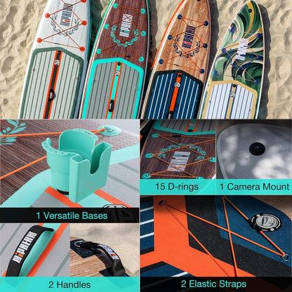 Niphean Stand Up Paddle Board 335cm Inflatable SUP Board für Erwachsene