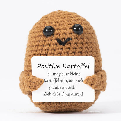 Strickwolle Kartoffel Puppe Pocket Hug Mutmacher Geschenk