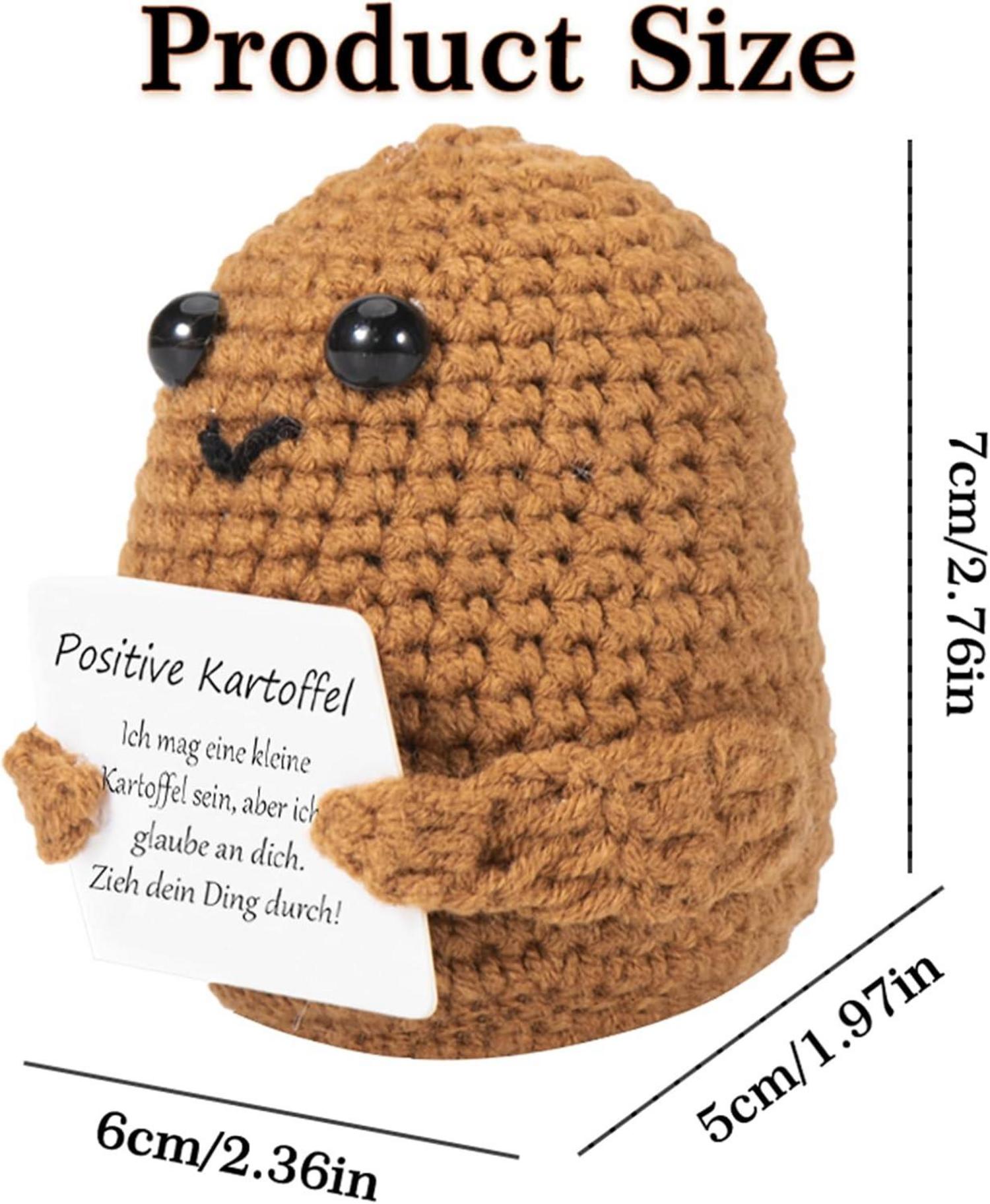 Strickwolle Kartoffel Puppe Pocket Hug Geschenk Frauen mädchen Kinder Einstiegsgeschenk