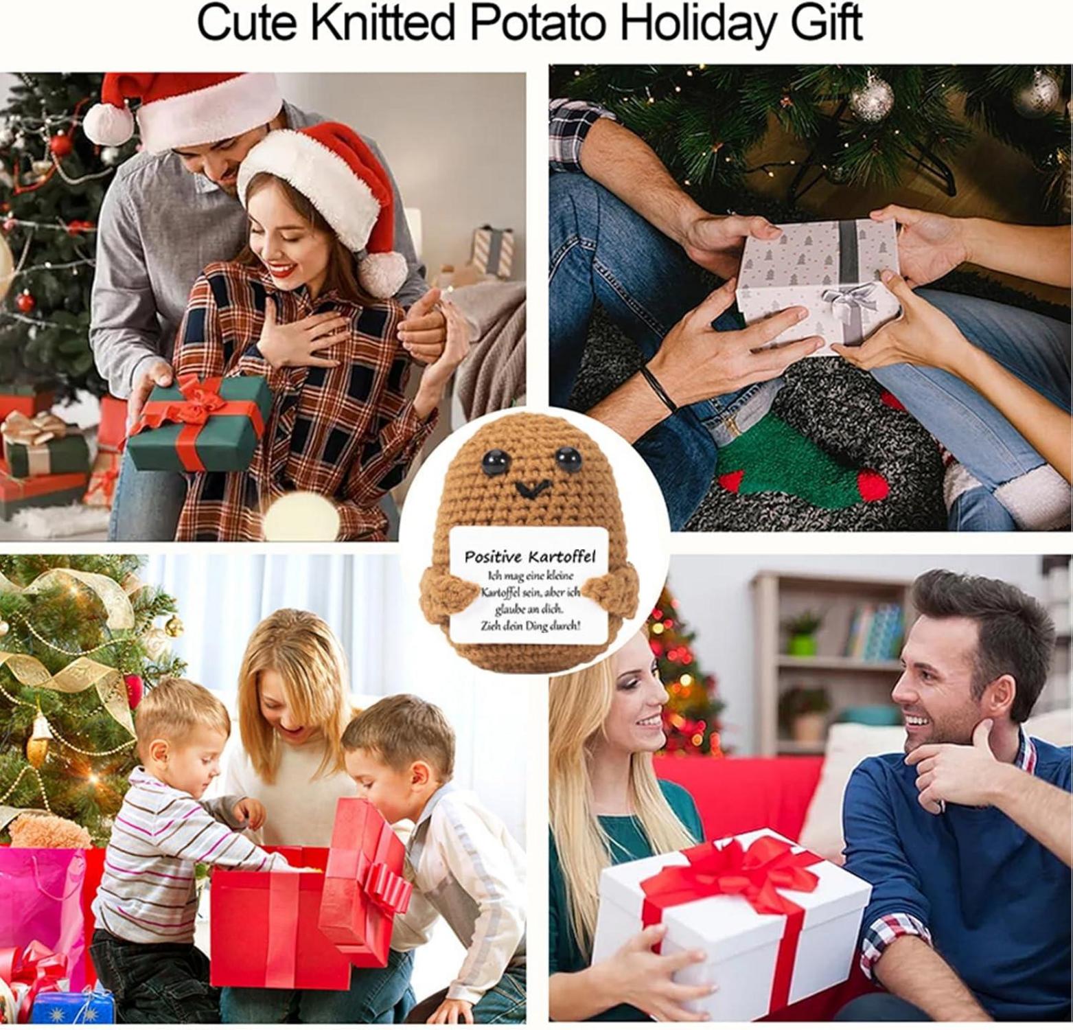 Strickwolle Kartoffel Puppe Pocket Hug Geschenk Frauen mädchen Kinder Einstiegsgeschenk