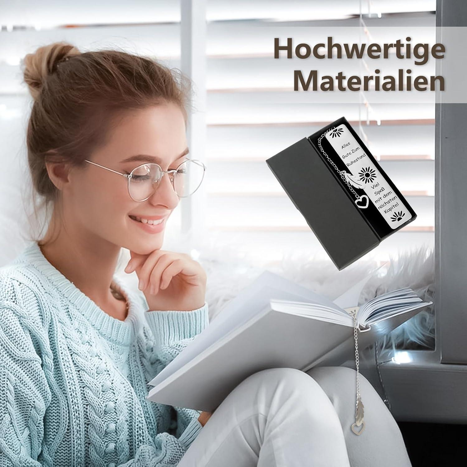 Personalisiertes Metall-Lesezeichen Ruhestandsgeschenk Happy