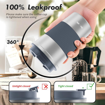 Aolieh Thermobecher 380ML Edelstahl Kaffeebecher